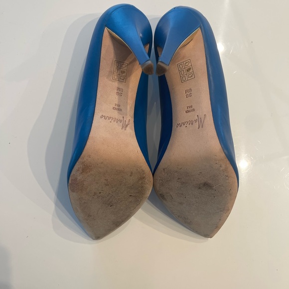Marciano Blue Leather Pump - Picture 5 of 5